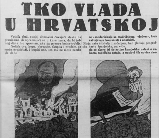 “Židomarksisti htjeli bi biti gospodari hrvatskog naroda”: Antisemitska karikatura u Hrvatskoj