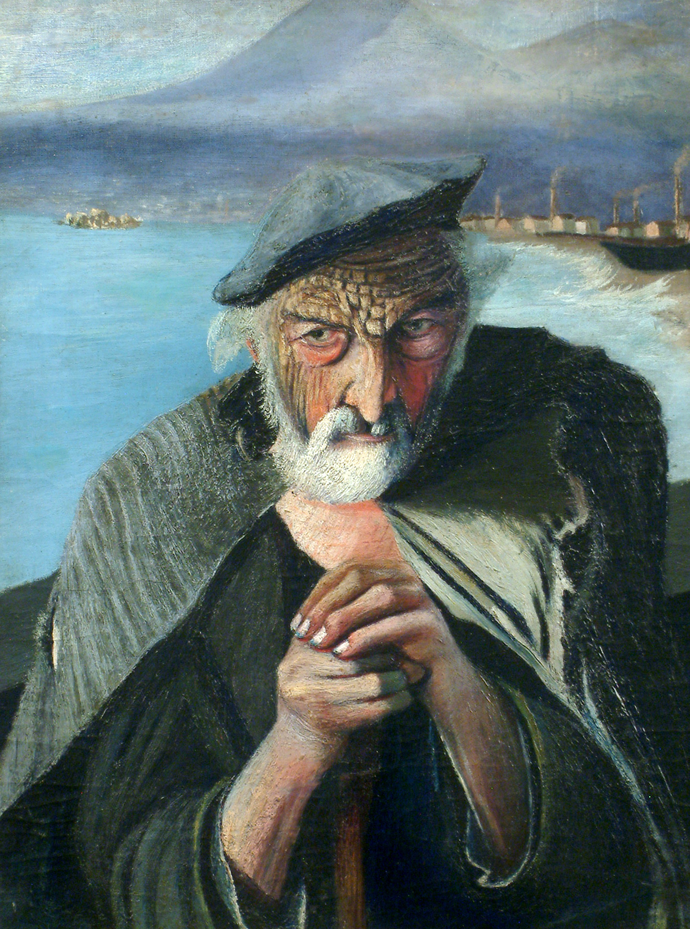 Csontváry_Kosztka,_Tivadar_-_Old_Fisherman_(1902)