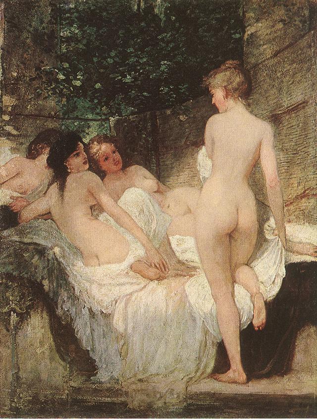 Károly_Lotz_(1833-1904)_After_the_Bath_1880
