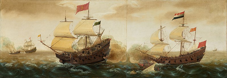 799px-Cornelis_Verbeeck,_A_Naval_Encounter_between_Dutch_and_Spanish_Warships,_156252_original