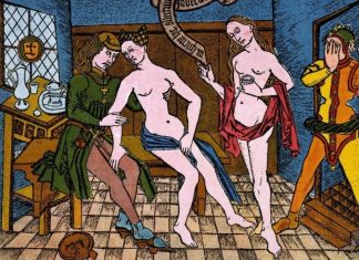 Prostitucija, pobačaj i kriminal: život jedne srednjovjekovne prostitutke Prikaz javne kuće, 15. stoljeće