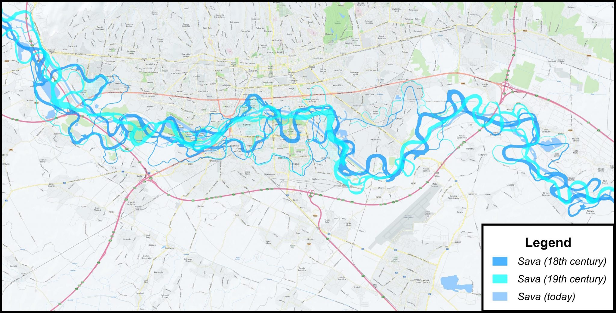 Rekonstrukcija toka Save kod Zagreba u 18. i 19. st. – Povcast